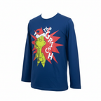 The Grinch Blue Long Sleeve Graphic T-Shirt Men's XL