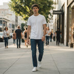 Calvin Klein White Crew Neck Cotton Jersey T-Shirt Regular F