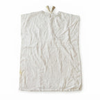 Women's White Embroidered Tassel Waist Tunic Top