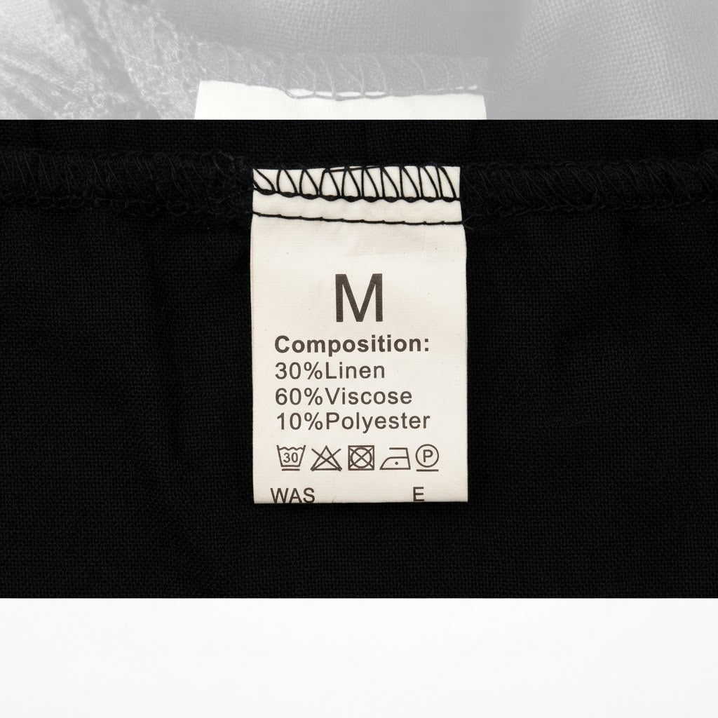 Women's Black High-Waist Sailor Wide-Leg Trousers
