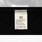 Women's Black High-Waist Sailor Wide-Leg Trousers