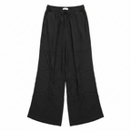 Esmara Women's Black Wide-Leg Viscose Trousers - Size L