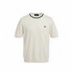 Fred Perry Reissues White Knit Short Sleeve Sweater