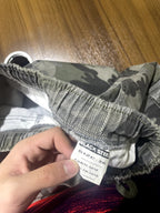 BLACK STEEL Olive Camo Ripstop Cargo Jogger Trousers