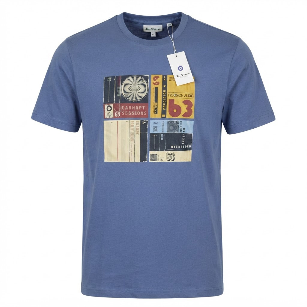 Ben Sherman Periwinkle Blue Graphic Tee - Carnaby Sessions T