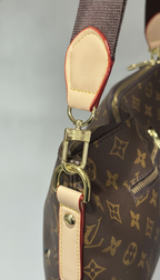 LOUIS VUITTON Monogram Coated Canvas Hobo Crossbody Bag