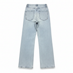 Esmara Women's High Waist Light Wash Straight Leg Jeans