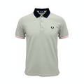 Fred Perry Men's Pique Polo Shirt - Sage & Pink