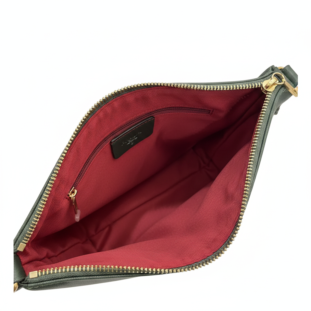 PRADA Women's Forest Green Multi-Pouch Shoulder Bag