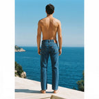Levi's Levi's Indigo Blue Straight Leg Button Fly Jeans