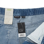 Women's High-Waisted Relaxed Fit Denim Shorts in Blue