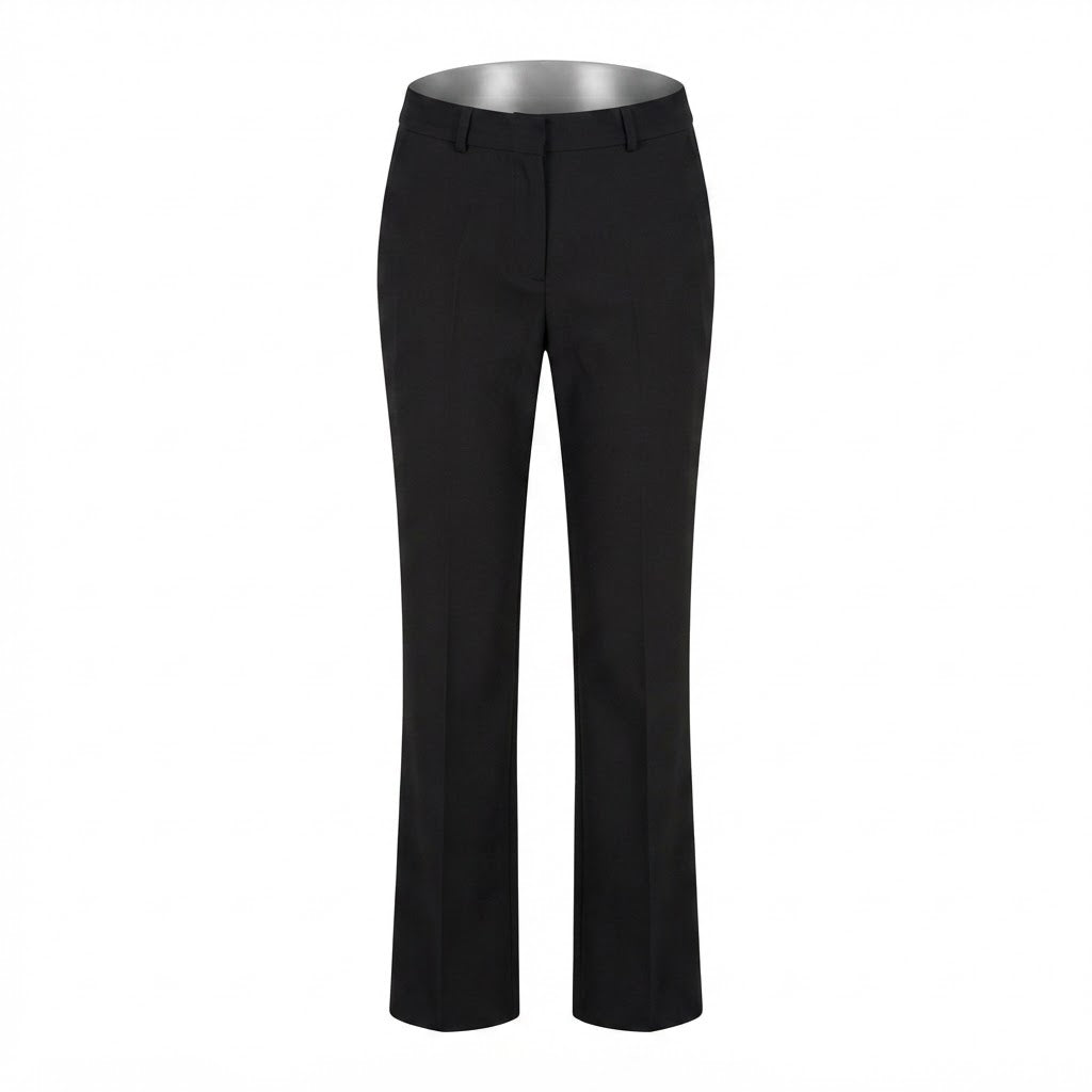 Women's Black Tailoblack Straight-Leg Trousers