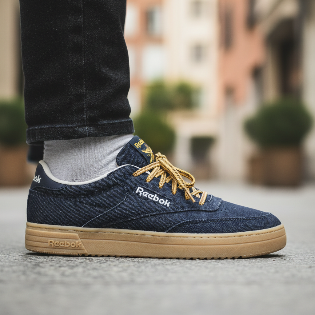 Reebok Royal Techque T VU Men's Denim Sneakers Navy