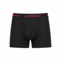 Livergy Men's Black Cotton Boxer Shorts