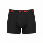 Livergy Men's Black Cotton Boxer Shorts