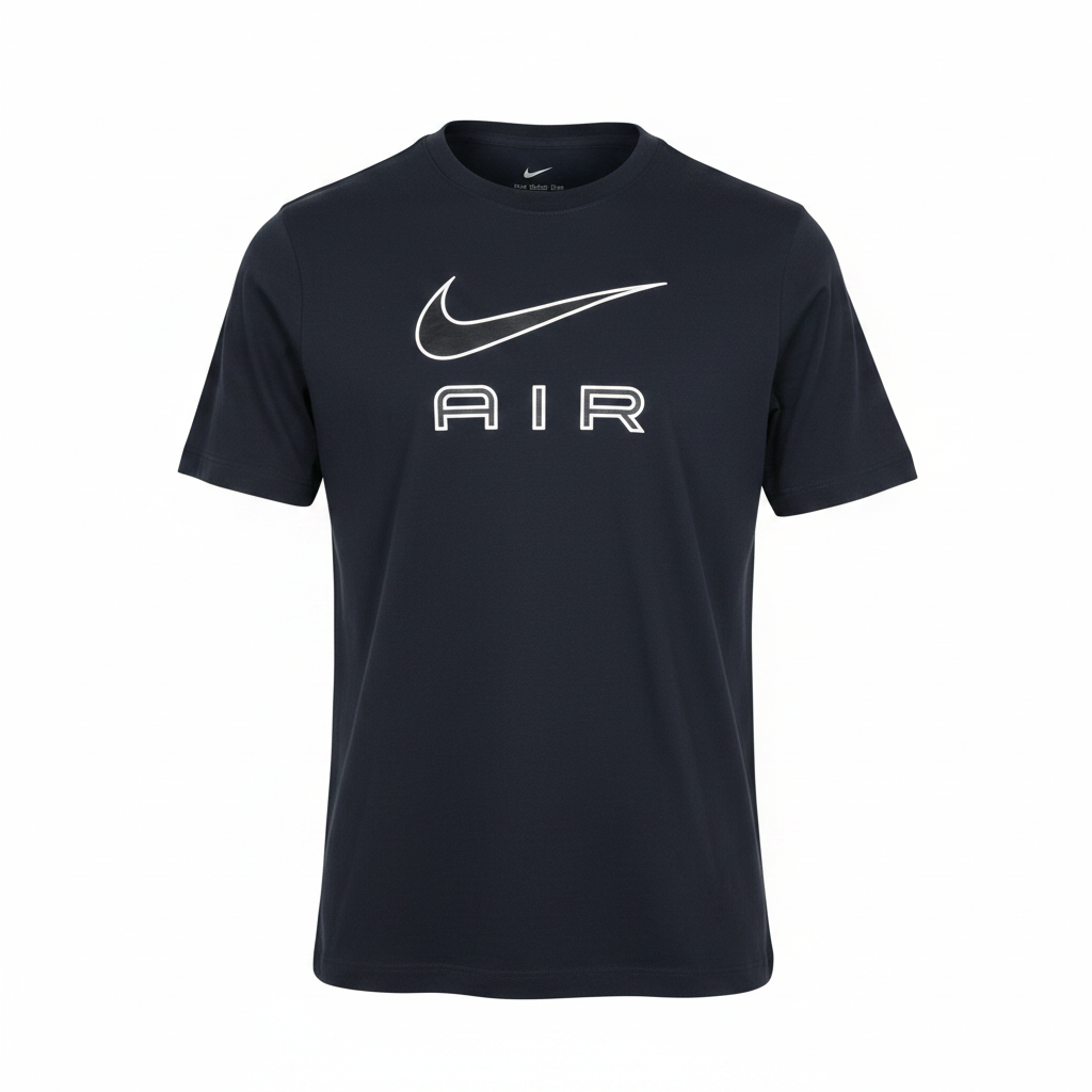 Nike Air Men's Black Loose Fit Graphic T-Shirt