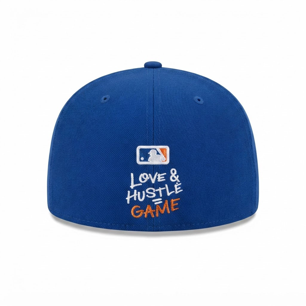 NY Mets 59FIFTY Fitted Hat Blue Size 7 5/8