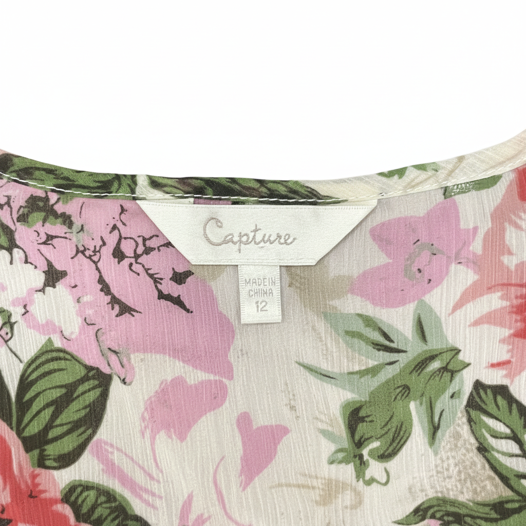 H&M Turquoise Floral Lace Cami Top