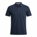 Livergy Men's Navy Blue Short Sleeve Polo Shirt - Size L