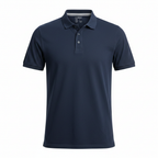 Livergy Men's Navy Blue Short Sleeve Polo Shirt - Size L