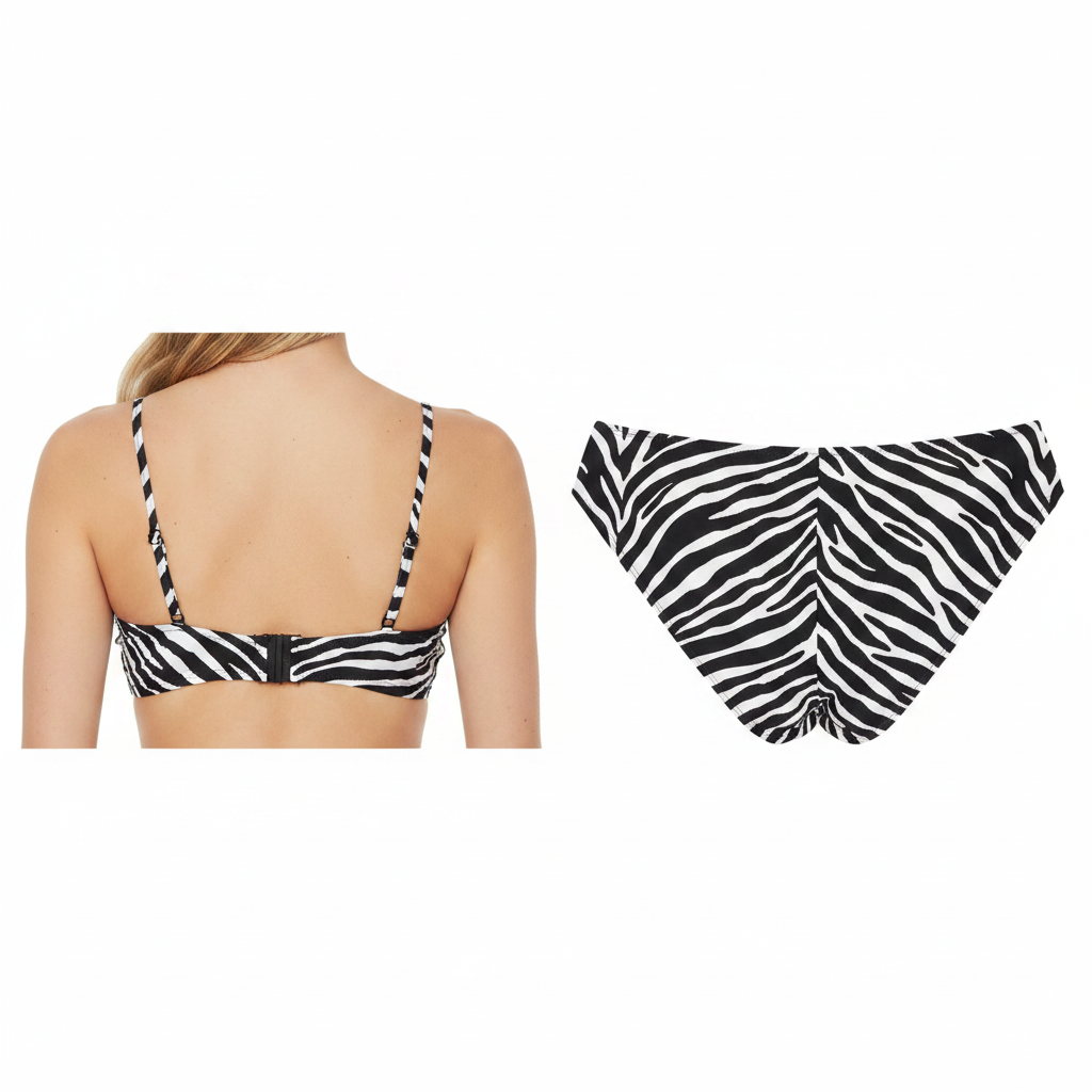 Esmara Women's Zebra Print Knitted Midi Dress