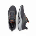 Reebok Men's Charcoal & Orange Athletic Sneakers - Size 12