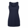 Women's Navy Blue Scoop Neck Cotton Tank Top