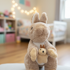 Plush Kangaroo with Joey Stuffed Animal Toy