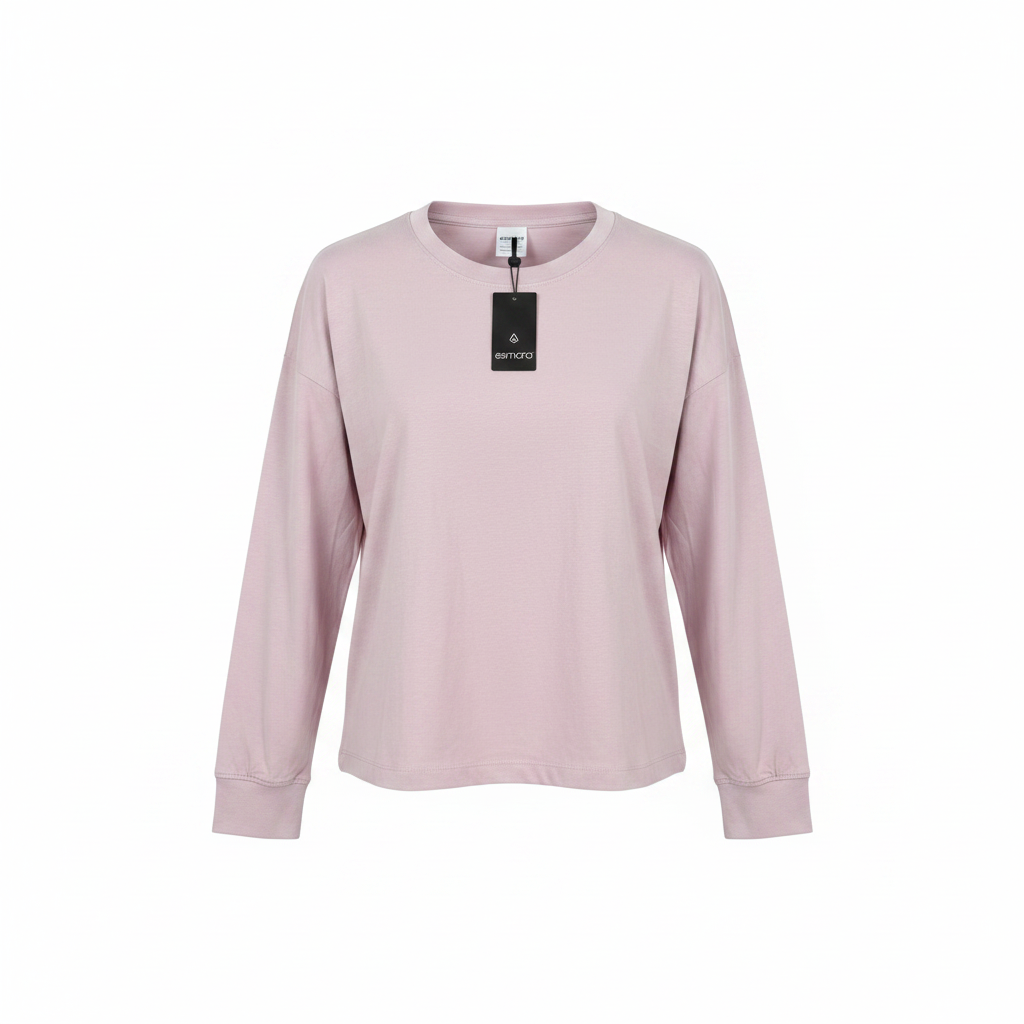 Esmara Women's Lilac Relaxed Long Sleeve Jersey Top