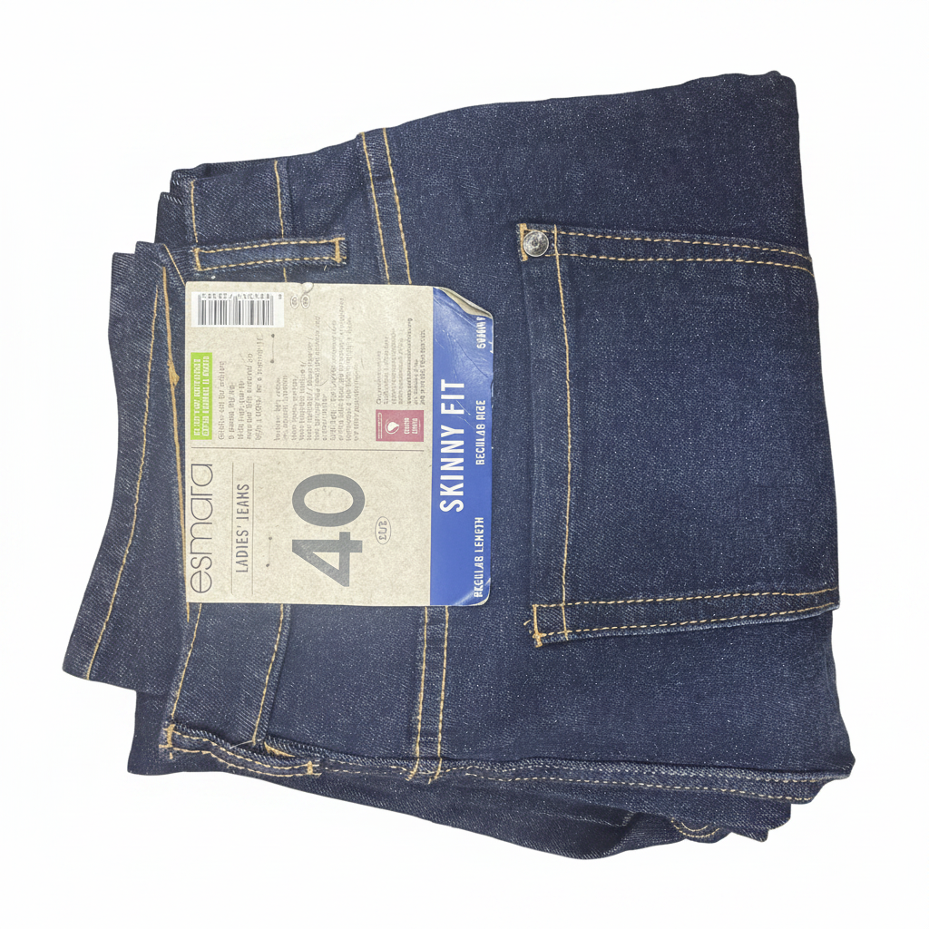 Esmara Women's Dark Blue Skinny Fit Cotton Jeans