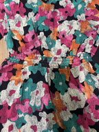 Esmara Multi-Floral Painterly Print Crinkle Midi Skirt