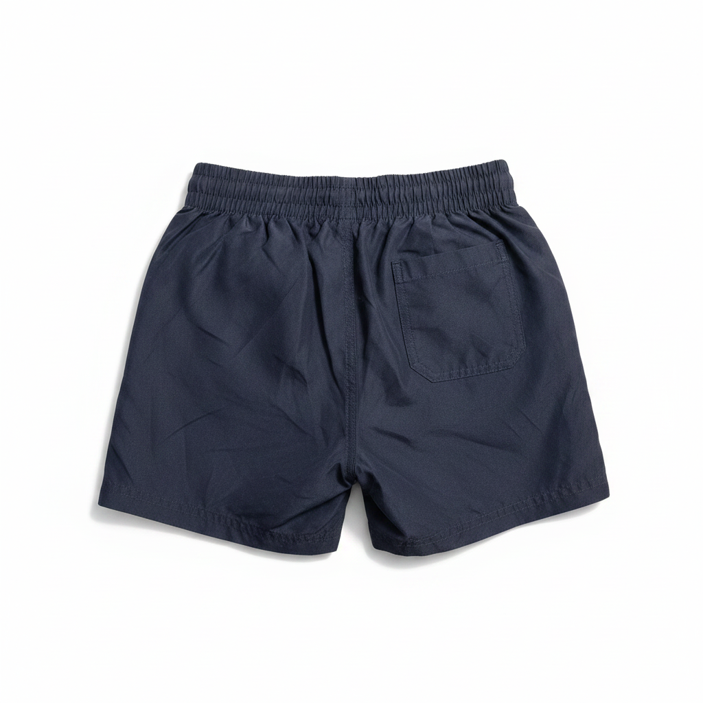 anko School Kids' Navy Blue Elasticated Drawstring Shorts
