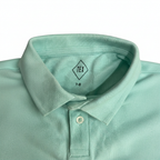 TEX Kids Mint Green Short Sleeve Piqué Polo Shirt