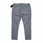 NEW WAY COLLECTION Men's Grey Elastic Waist Drawstring Trous