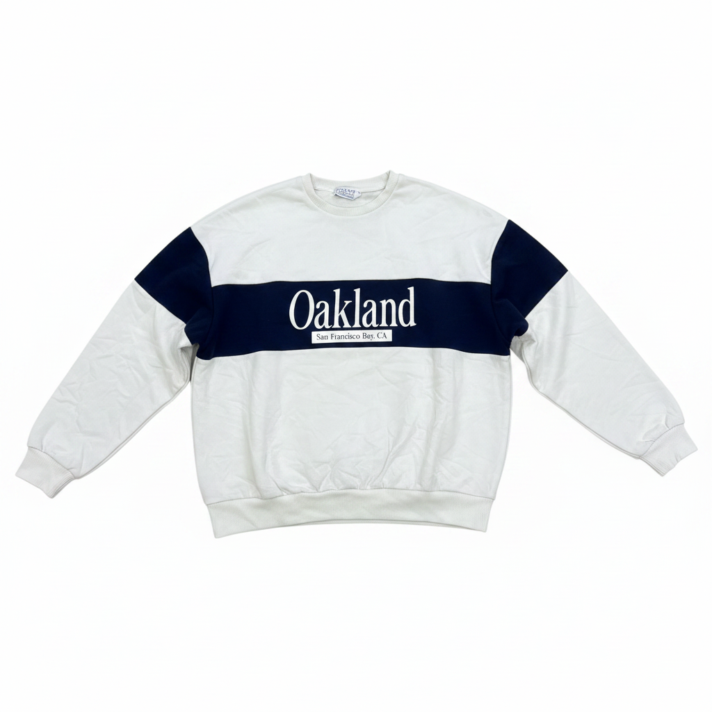 Vintage Oakland California Graphic Crewneck Sweatshirt