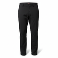 Men's Kirkland Black Flat Front Chino Trousers
