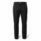 Men's Kirkland Black Flat Front Chino Trousers