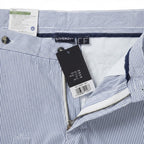 LIVERGY Men's Blue and blue Striped Tailored Shorts