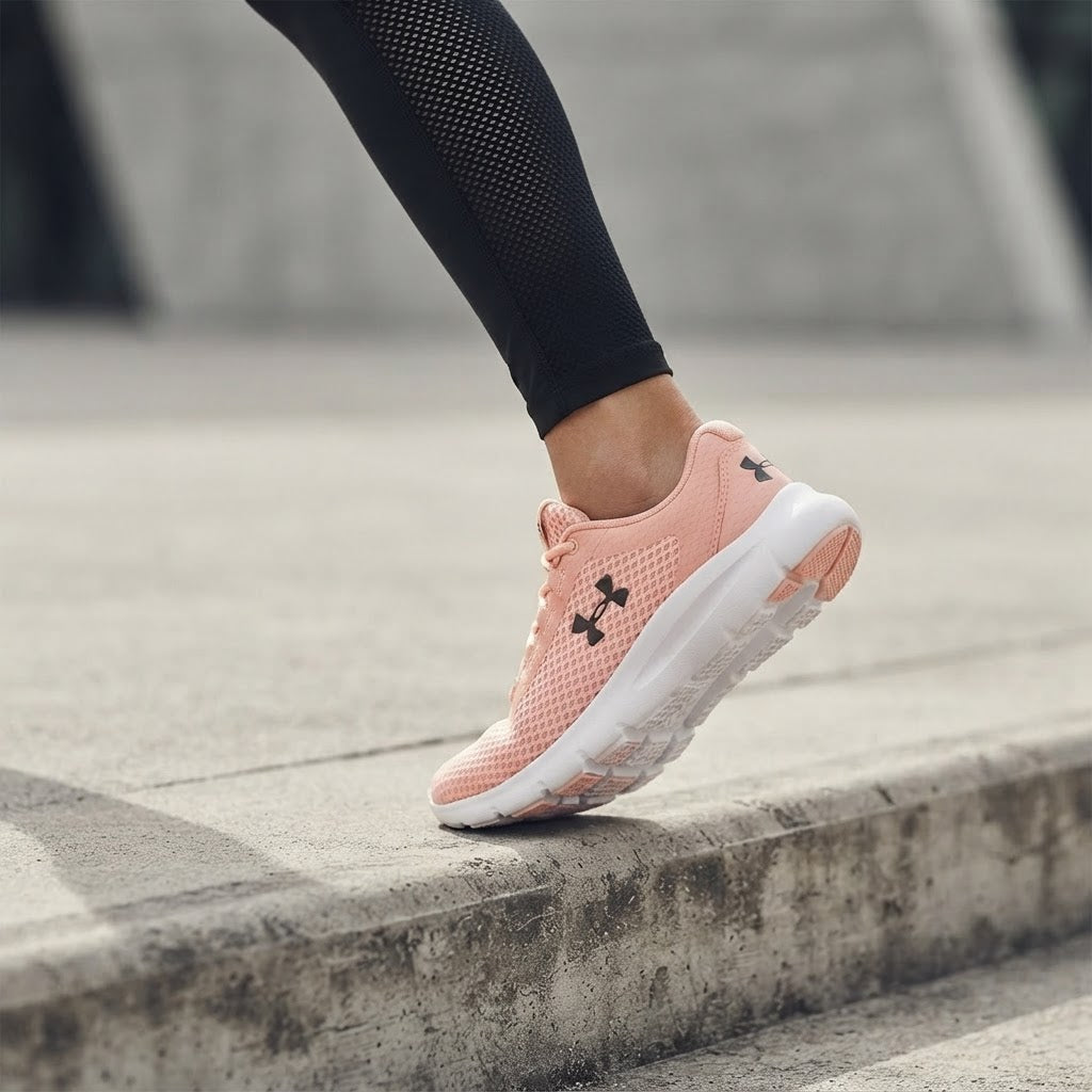 UNDER ARMOUR Women's Peach Mesh Running Sneakers