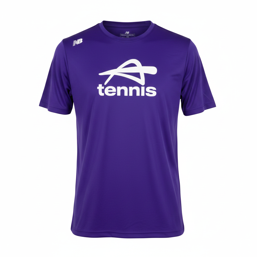 New Balance Men's Purple Tennis Performance T-Shirt