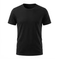LIVERGY Men's Black Cotton Jersey Short Sleeve Undershirt