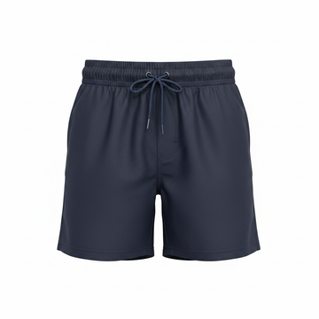 anko School Kids' Navy Blue Elasticated Drawstring Shorts