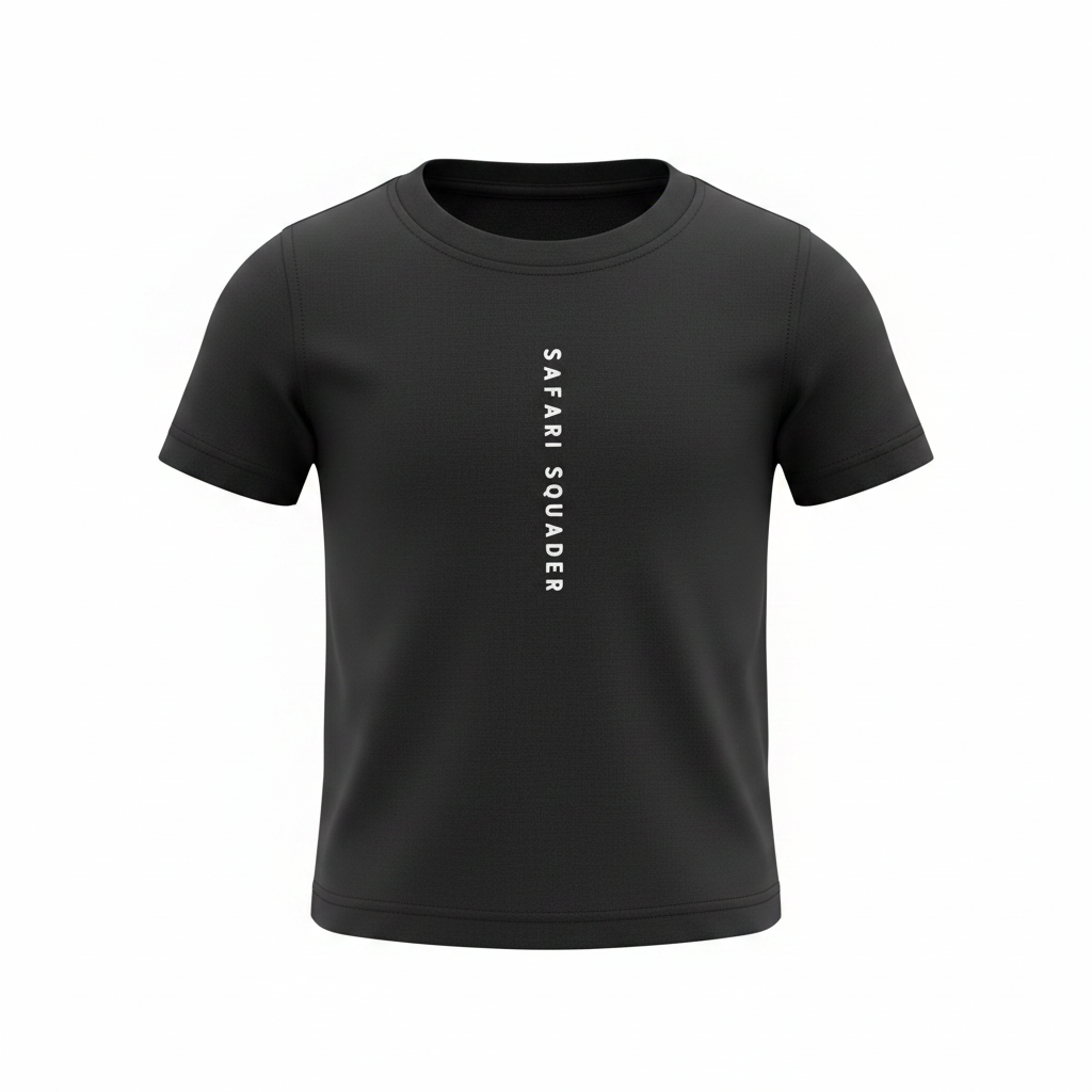 FRENDZ Kids Black Safari Squad Leader Graphic T-Shirt