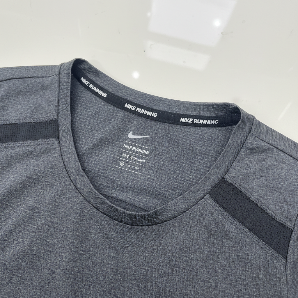 Nike Men's Grey Running Tank Top - Premium