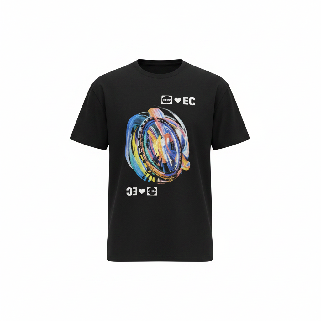 Esmara Women's Cotton Lidl Graphic T-Shirt Black Loose Fit