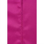 Women's Magenta Open Front Kimono Abaya  with Crochet Trim