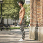 BLACK STEEL Olive Camo Ripstop Cargo Jogger Trousers