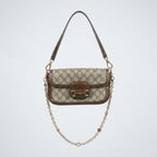 Gucci Gucci Horsebit 1955 Small GG Supreme & Leather Bag