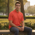 Under Armour Orange-Red Performance Piqué Polo Shirt Loose F