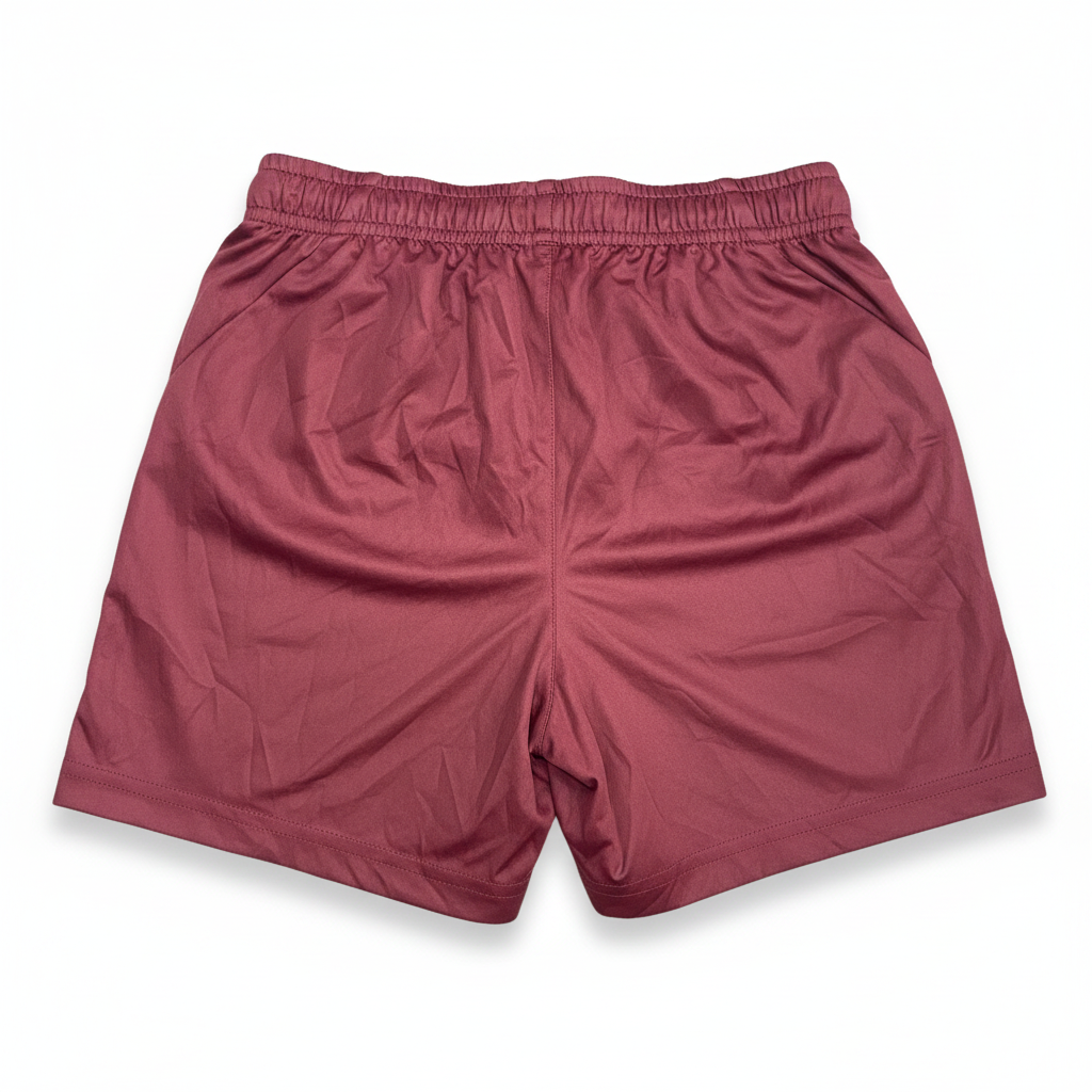 PUMA Kids Burgundy Athletic Football Shorts